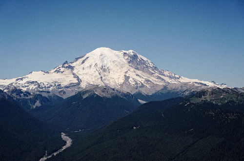 Mount Rainier as viewed from Silver Queen Peak