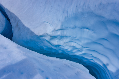 An example of a crevasse