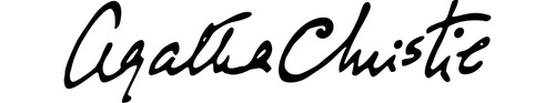 Agatha's famous signature