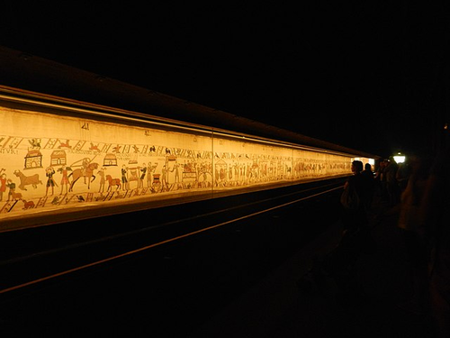 Today, the Bayeux Tapestry is safely on display at the Bayeux museum.