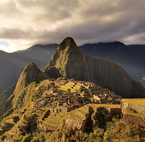 A photograph of Machu Picchu.