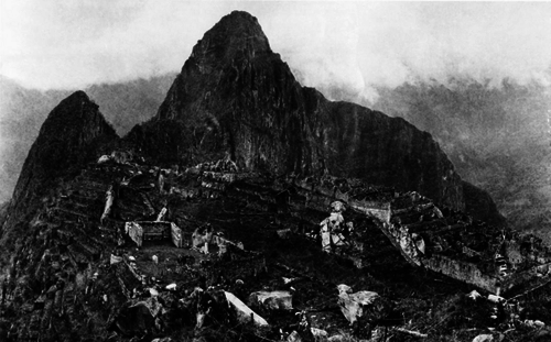 Photograph of Machu Picchu taken by Hiram Bingham III in 1912