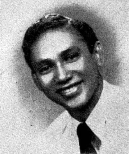 Noriega’s high school yearbook photo. 
