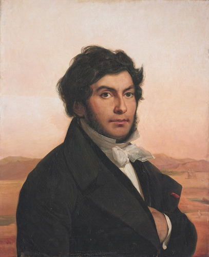 Portrait of Jean-François Champollion by Léon Cogniet. 