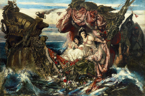 ‘The Shipwreck of Agrippina’ by Gustave Wertheimer, 1874.  