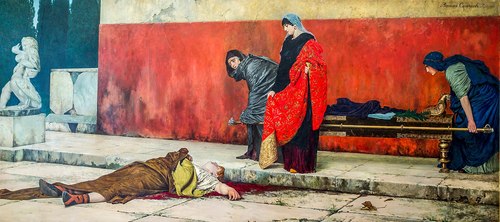 'Nero’s Death' by Vasily S. Smirnov.